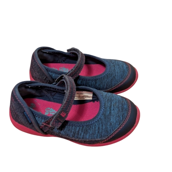 Stride Rite Made to play Kids' Blue and Pink Mary Jane Shoes Girls Size 9 - Picture 2 of 7